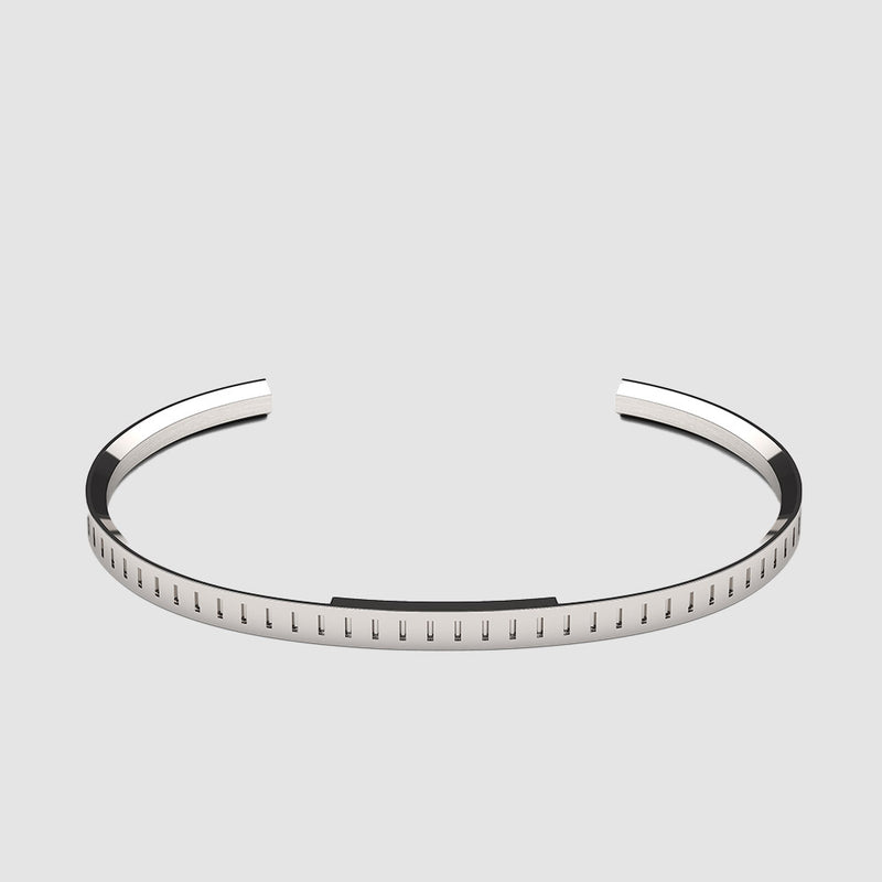 CUFF Minute Polished Silver