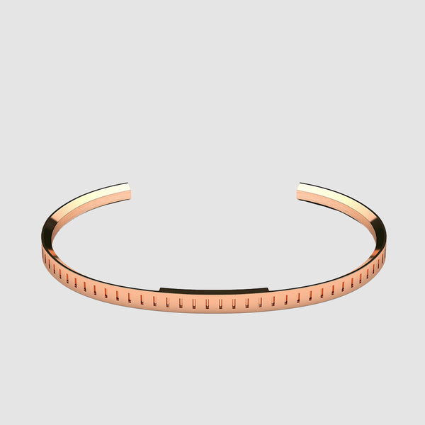 CUFF Minute Polished Rose gold