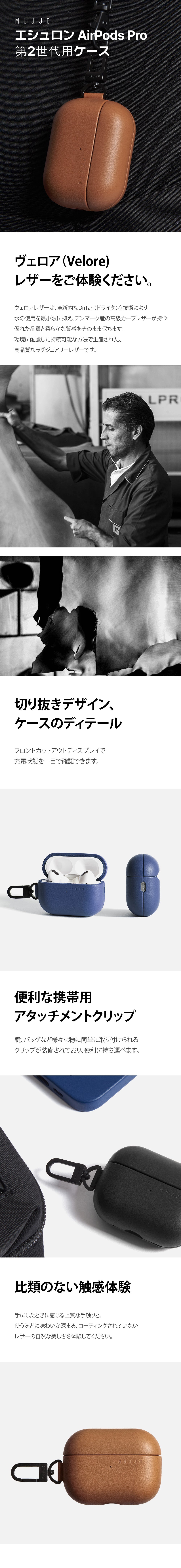 AirPods Pro2 レザー ケース （ブラック） – LOTUFF JAPAN