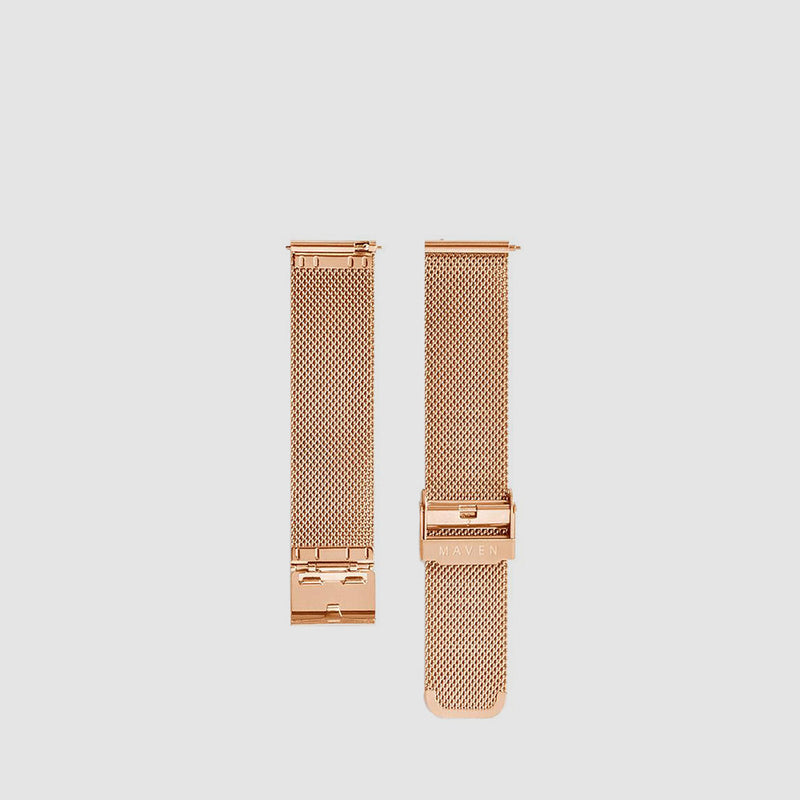 STRAP Rose Gold Mesh 16mm